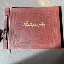 1950's Photo Album Scrapbook Ready To Use Again 20 Pages 4 With Corners Still In