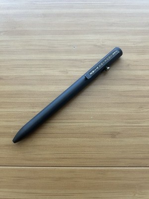 Tactile Turn x ''The Smoking Tire'' Limited 5.6'' Bolt Action Pen - Black DLC Ti