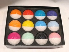 Nitro Eclipse 12-Pack Golf Balls Assorted Colors NIB Retail 65