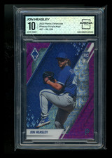 2022 Panini Chronicles Phoenix Mojo Jon Heasley #17 Purple RC 66/99 AC 10