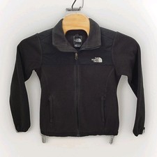 The North Face Jacket Size Small Full Zip Black Denali Fleece Coat TNF Outdoors