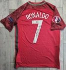 Cristiano Ronaldo Signed Portugal Euro 2016 Soccer Jersey AUTO Beckett Sz L