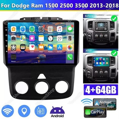 For 2013-2018 Dodge Ram 1500 2500 3500 Android Car Stereo Radio GPS Navi Carplay