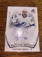2021-22 UD SP Authentic Future Watch Auto Gabriel Fortier 102/999 Toronto Maple