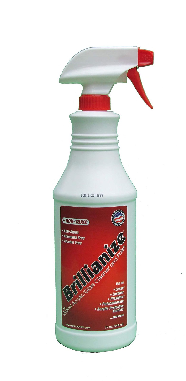 Brillianze 32oz Trigger Spray Bottle 944ml for Cleaning and Refills