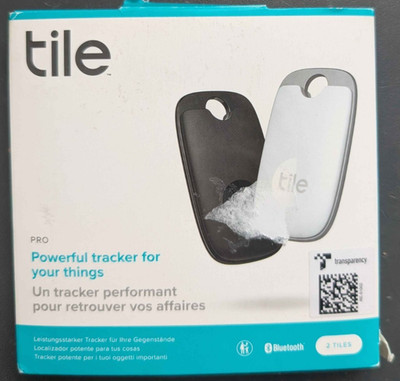 Tile Pro Bluetooth-Tracker 2er-Pack Schwarz/Weiß   neu, OVP geöffnet