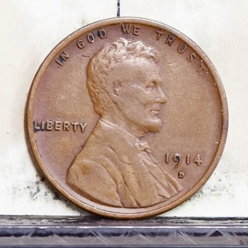 1914-D Lincoln Wheat Cent Ch VF  (#58823-L)