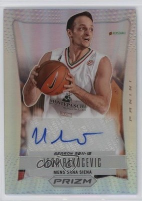 2023-24 Panini Prizm Turkish Airlines EuroLeague Silver Igor Rakocevic Auto 01uy