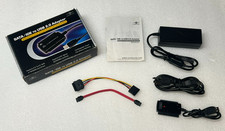 COMPLETE Vantec IDE/SATA TO USB 2.0 Adapter Cable 2.5 3.5 5.25 Hard Drive SSD