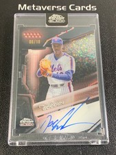 2026 Topps Chrome Black Rose Gold Mini-Diamond Dwight Gooden Auto 6/10 Sealed