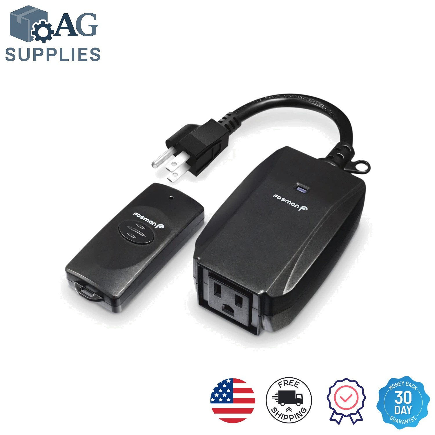 WavePoint Wireless Remote Control Weatherproof Outlet Switch - Heavy Duty Design