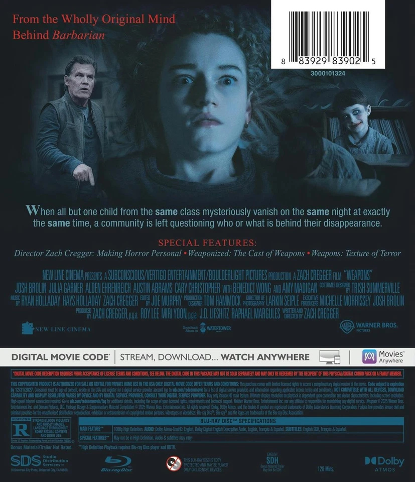 Weapons Blu-ray NEW - Image 4 of 4