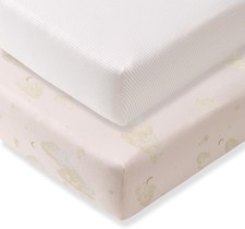 Organic Cotton Fitted Crib Sheet, Breathable Baby Bedding, Infant and Toddler
