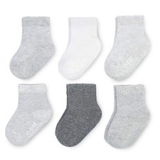 Baby 6-Pack All Weather Crew-Length Socks Mesh  Thermal Stretch - Unisex Gir...