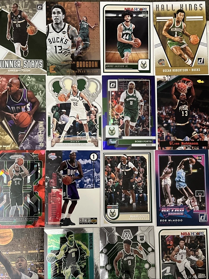 Lote de 52 cartas de Milwaukee Bucks NBA Foto 3 de 4