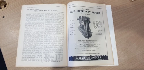 AUSTRALIAN MOTOR SPORTS MAGAZINE OCT. 15TH 1948 JOWETT JAVELIN 350cc DOUGLAS - Picture 16 of 19