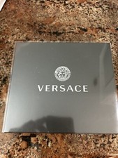 Versace 4pc Set Dylan Blue Eau Fraiche  Eros Men Cologne Spray 10 ml  Case