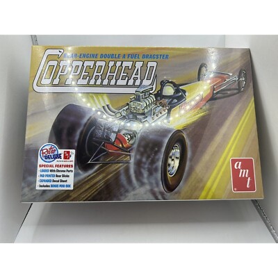 AMT Copperhead Rear-Engine Dragster 1:25 Scale Model Kit AMT 1282/12 ...