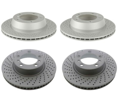 Zimmermann Front and Rear Disc Brake Rotors Kit For Porsche Cayman Boxster