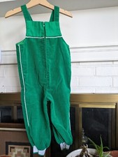 Green Toddler Vintage Overalls