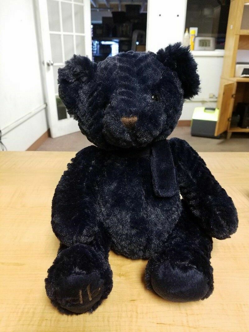 Dennis Basso Faux Fur Collectible Bear H200789 BLUE