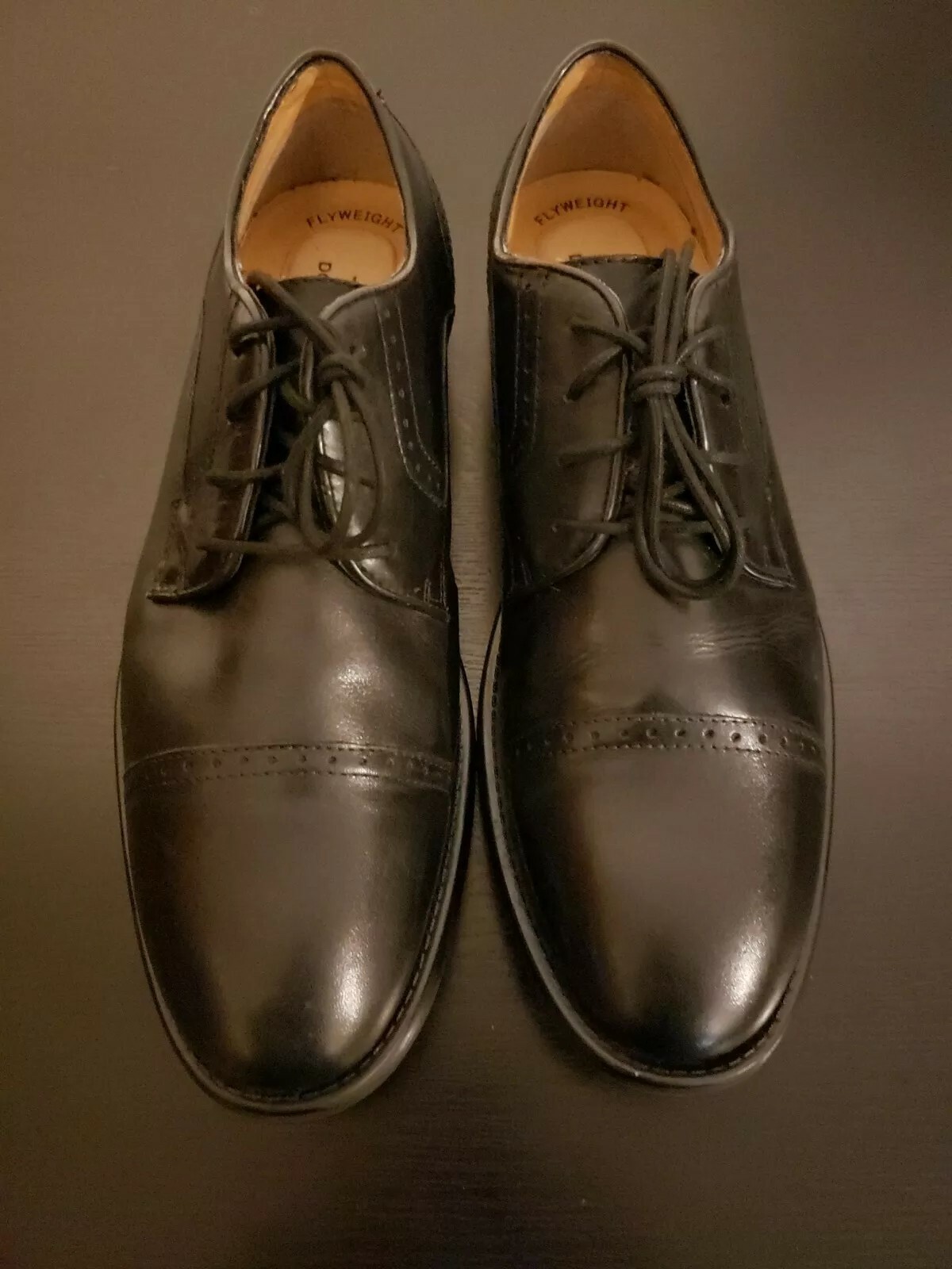 SAOLA Scarpa Oxford Dockers da uomo in vera pelle elegante punta a cappuccio stringata taglia:11 5 M