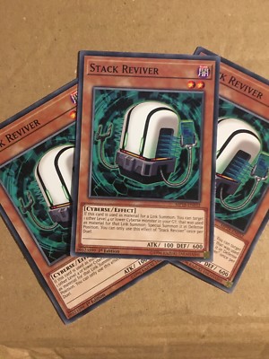3x Stack Reviver Yu-Gi-Oh Karte MP18-DE032 1. Auflage Mint
