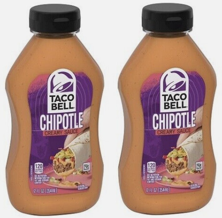 Taco Bell Mexican Taco Bell Chipotle Creamy Sauce, 12oz, 2 Bottles eBay