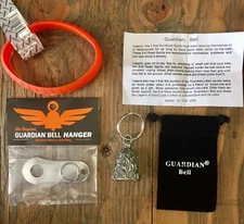 GUARDIAN BELL PEACOCK COMPLETE MOTORCYCLE KIT W/ HANGER & WRISTBAND