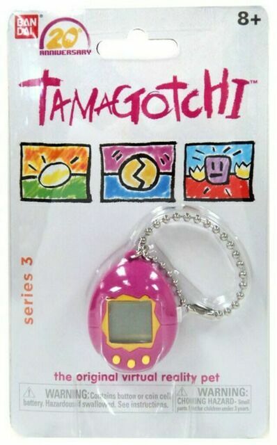 Bandai Tamagochi Series 3 Virtual Reality Pet - Pink/Yellow (41822