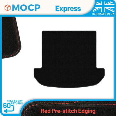 Express with Red Pre-Stitch Trim Boot Mat to fit Kia Sorento 5 Seater 2015-2019
