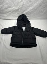 OLD NAVY Kid's Black Puffy Jacket Size 12-18 Months