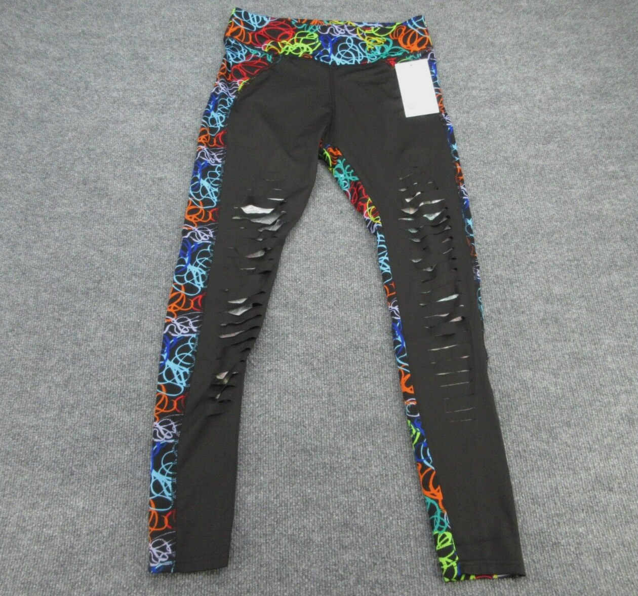 Leggings Park Yoga Pants Womens Large Multicolored Active Joggers Ladies L NEW-image