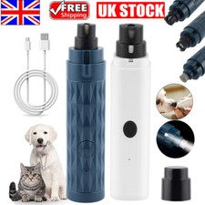 Dog Grinder Trimmer Clipper Electric Pet Nail Grooming Cat Tool File Claw Car UK