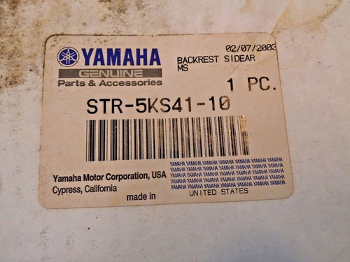 YAMAHA XVS1100 VSTAR CLÁSICO NUEVO RESPALDO BARRAS LATERALES STR-5KS41-10-00 XVS 1100 jh - Imagen 5 de 6