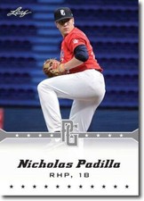 10-Count Lot NICHOLAS PADILLA 2013 Leaf Perfect Game Rookie Silver RCs