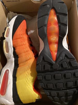 Nike Air Max 95 Sunset Pack Orange 554971-886 Men's Size 10 Rare