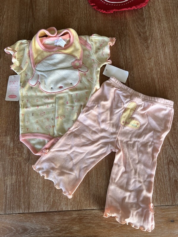 Baby By Bon Bebe 3 Pc. Set In Size 0-3 Months 