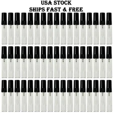 5ml 0.17oz empty perfume glass spray bottles black atomizer refillable