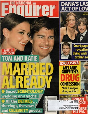 National Enquirer March 27 2006 Tom Cruise Katie Holmes Natalee Holloway