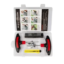 23pcs Tire Repair Kit Heavy Duty Tire Plug Kit Tire Patch Kit For Car Truck Rv S