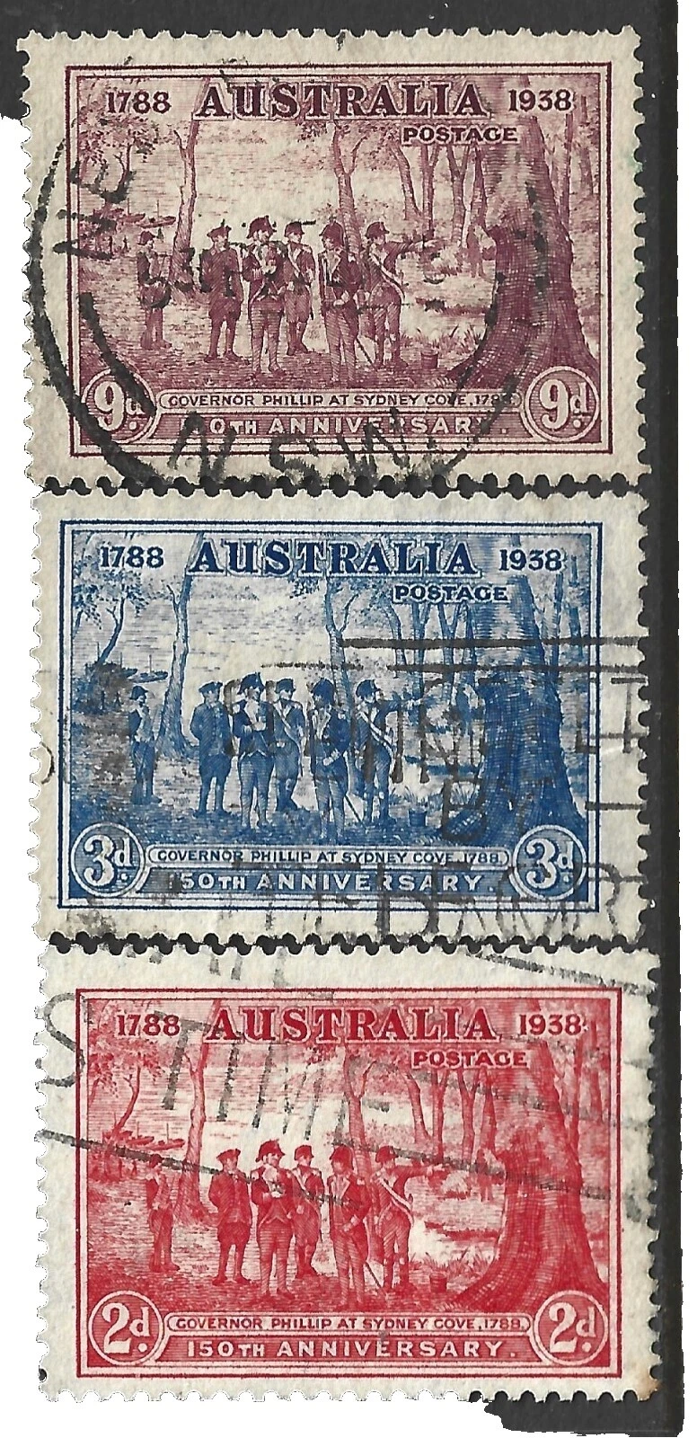 F (Fine) Used Australian Stamp Individuals