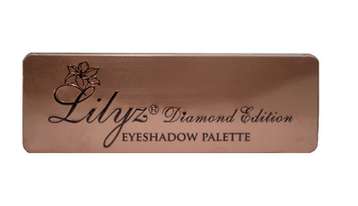 Palette De 12 Fards à Paupières Miroir Lilyz - Boîte Métal Luxe Avec Pinceau - Neuf