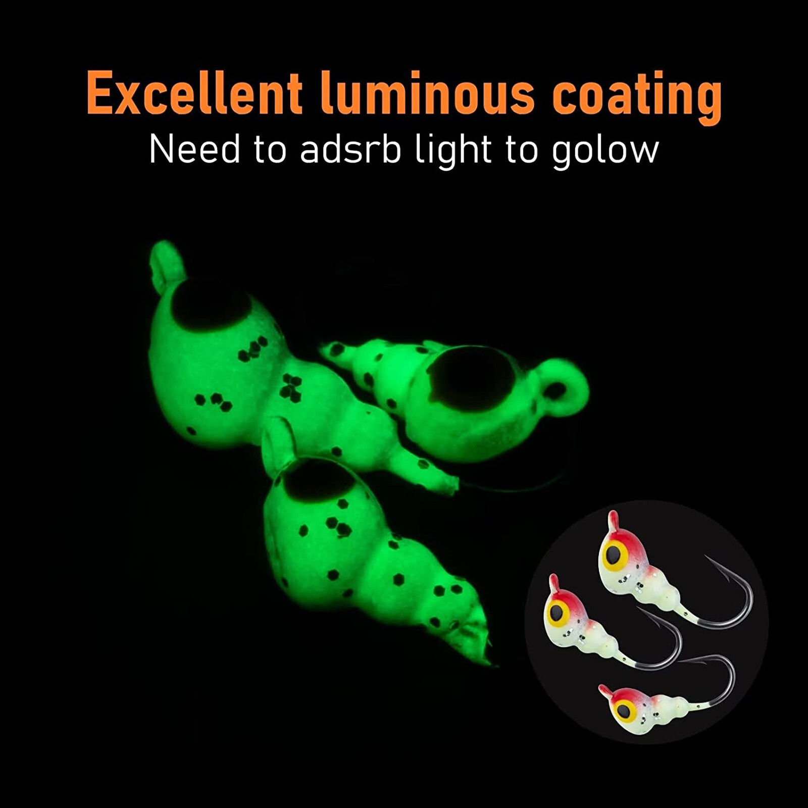 THKFISH Ice Fishing Jigs Ice Fishing Lures Ice Fishing Gear Fishing