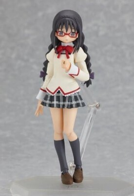 Figma Ex-009 Puella Magi Madoka Magica Homura Akemi School Uniform