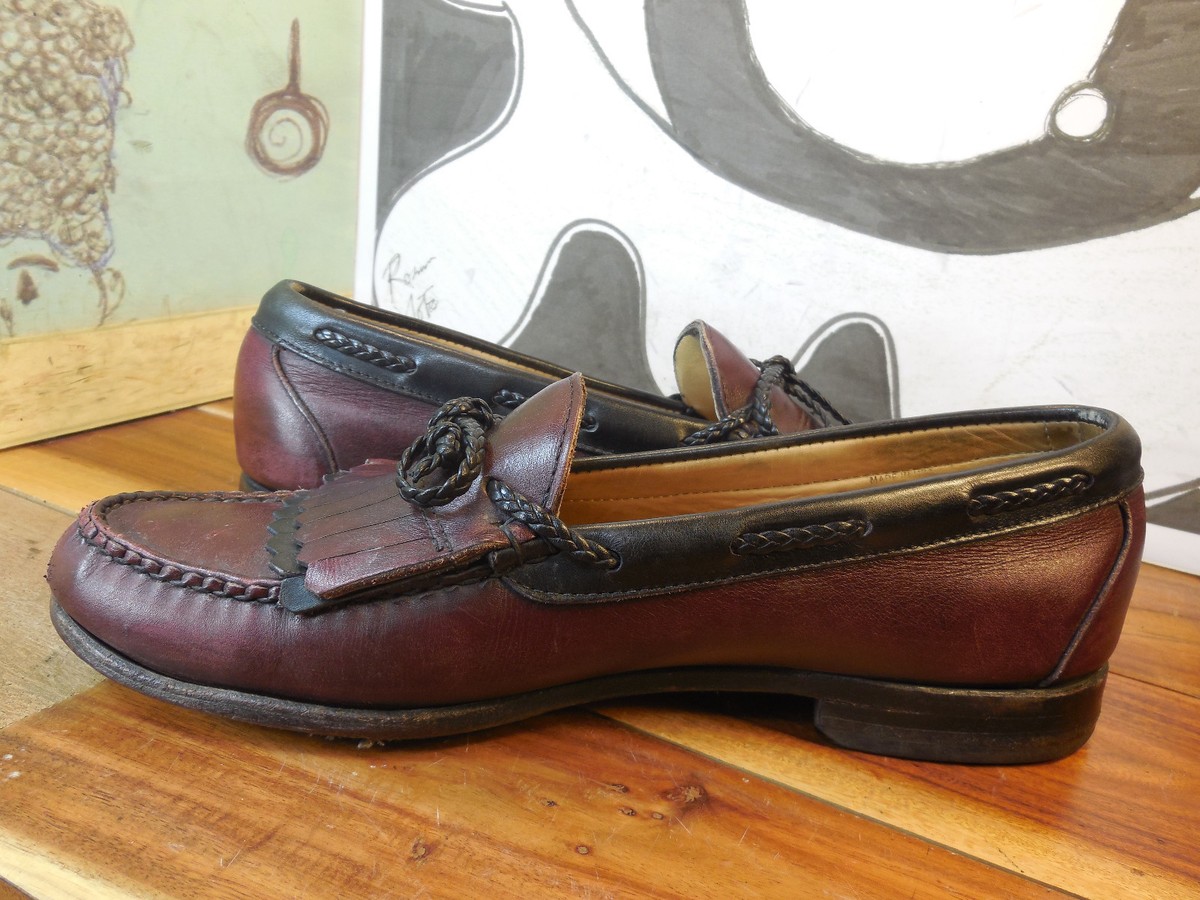 Allen Edmonds Woodstock Loafers Mens Size 9.5 D Two Tone Black Brown Allen Edmonds Randolph 2.0 Penny Loafer | Museum Brown  main image 3