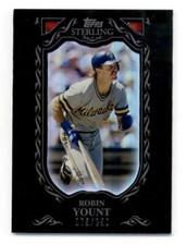 ROBIN YOUNT 2009 TOPPS STERLING #72 RARE BASE CARD SP #075/250 BD6722