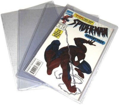 1 x  COMIC BOOK  VOLSTOR TOPLOADER CRYSTAL CLEAR RIGID CURRENT/SILVER AGE HOLDER