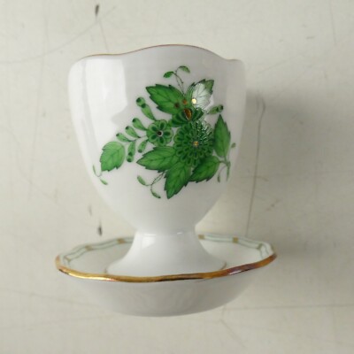 Herend Apponyi grün 1. Wahl Eierbecher RT-2345