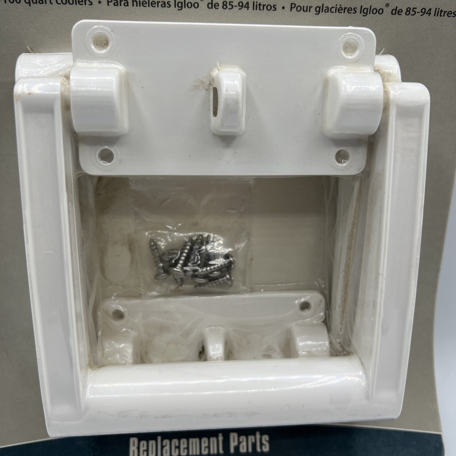 Igloo 21025 90-100-Quart Cooler Handles, White NEW AND SEALED Replacement OEM Z8